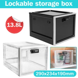 Safety Medicine Lock Box Refrigerator Lockable Box for Food Storage Childproof - Picture 1 of 37