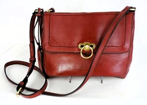 SOLE SOCIETY Burgundy Crossbody Shoulder Bag Handbag Purse Zip Vegan Leather - Picture 1 of 23