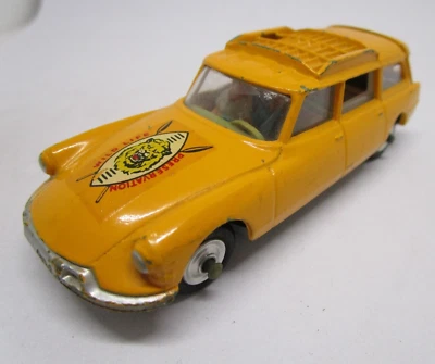 AU944 CORGI TOYS 1/43 CITROEN ID19 SAFARI WILD LIFE PRESERVATION JAUNE Ref 436 - Photo 1/4