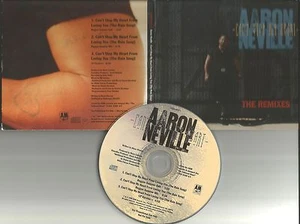 AARON NEVILLE Brothers Can’t Stop My heart REMIXES/REGGAE EDIT PROMO CD single - Foto 1 di 1