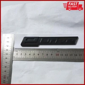 Matte Black eDrive Emblem Badge Side Fender Rear Sticker Sport E Drive Sticker - Picture 1 of 2
