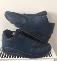 Women's Nike Air Max 90 American Flag Independence Navy Shoes 613841 Size Uk 4