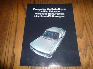 Folleto de ventas de Audi 1972 - vintage - Imagen 1 de 9