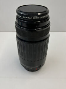 Canon Zoom Lens EF 75-300mm 1:4-5.6 III Zoom Lens 58mm 1.5m/4.9ft AF MF - Used