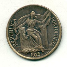 PORTUGAL 50 CENTAVOS 1925 (DATE CHANGED)