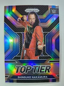 2023 Panini Prizm WWE TOP TIER INSERT #12 SHINSUKE NAKAMURA SILVER PRIZM - Picture 1 of 2