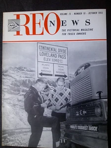 REO News Trade Magazine Oct 1955 Continental Divide Original 16 pgs - Bild 1 von 5