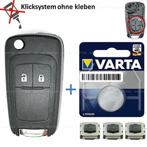 Chevrolet Cruze Aveo Orlando chiave wireless pieghevole ricambio alloggiamento 2 tasti riparazione - Foto 1 di 7