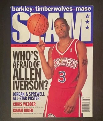 REVISTA ALLEN IVERSON SLAM #18 JUNIO 1997 Foto 1 de 4