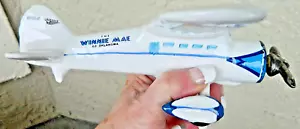 1972 WINNIE MAE OF OKLAHOMA ROBERT & CO. AIRPLANE DECANTER-CREME DE MENTHE - Picture 1 of 10