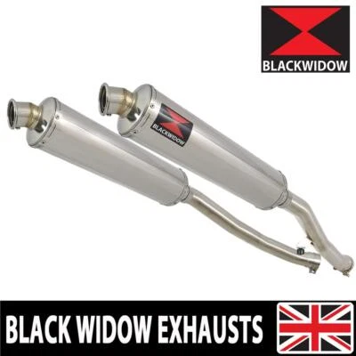 Silenciadores de escape redondos de acero inoxidable ZZR 1400 ZX14 Ninja 2008-2011 4-2 Foto 1 de 4