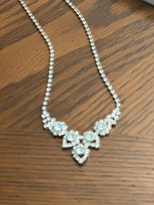 rhinestone necklace - Picture 1 of 4