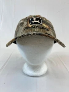 John Deere Baseball Cap Buckleback Hat Camouflage Realtree Mesh Back Adjustable - Picture 1 of 10