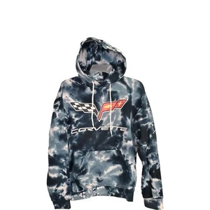 Sudadera con Capucha Gráfica Corvette Química Para Hombre Talla Pequeña Gris Negro 80/20 Algodón - Imagen 1 de 10