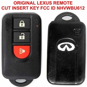 Genuine OEM 2003-04 INFINITI FX35 FX45 smart key keyless remote fob NHVWBU612 - Picture 1 of 2