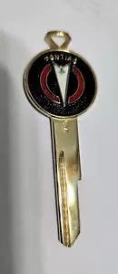 Pontiac Gold Enameled GM Key Blank - Picture 1 of 3