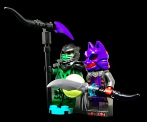 NINJAGO LEGO MÁSCARA DE LOBO GUERRERO © GENUINO + MORRO GREEN EVIL LLOYD El POSEÍDO - Imagen 1 de 7