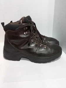 OZARK TRAIL BROWN LEATHER WATERPROOF HIKING ANKLE MEN'S 11W BOOTS - Picture 1 of 5