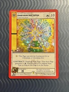 MetaZoo 2021 Christmas Promo 1ST EDITION PRISM BEAM Tree Topper 1/5 HOLO - Picture 1 of 2