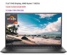 Dell Inspiron 15 3525 Laptop 15.6" FHD AMD Ryzen 7 5825U Up to 64GB RAM 2TB SSD
