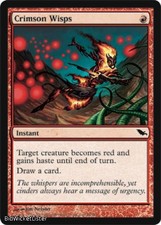Crimson Wisps (Common) Mint Normal English - Magic the Gathering - Shadowmoor