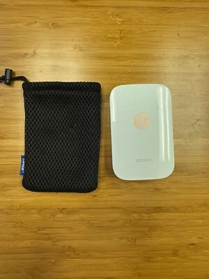 HP X7N07A White Sprocket 100 Portable Photos Instantly Print 2x3” with/ Case - Image 1 of 4