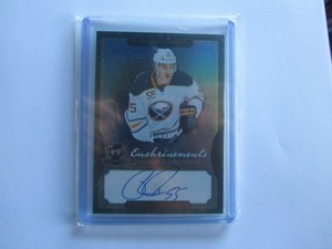 2013-14 Upper Deck The Cup Rasmus Ristolainen Enshrinements Auto /60 Rookie RC 