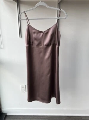 Marni Silky Mauve Slip Dress Sz IT 44 US 6 Dusty Purple Slight Discoloration - Image 1 of 4