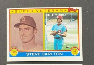 Steve Carlton 1983 Topps #71 Super Veteran Card Philadelphia Phillies