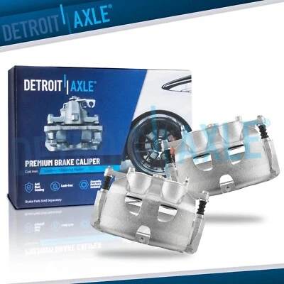 Front Brake Calipers w/ Brackets for 2012 2013 2015 2016 2017 Ford F-150 Lobo - Image 1 of 4