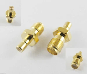 Conector adaptador coaxial recto RF enchufe macho SMA hembra a SMB 10 un. - Imagen 1 de 1