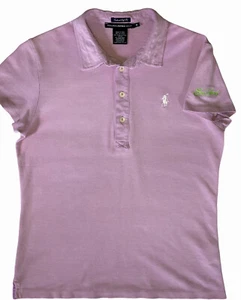 Ralph Lauren Polo Golf Shirt Womans MED Sea Island Pima Cotton - Picture 1 of 6