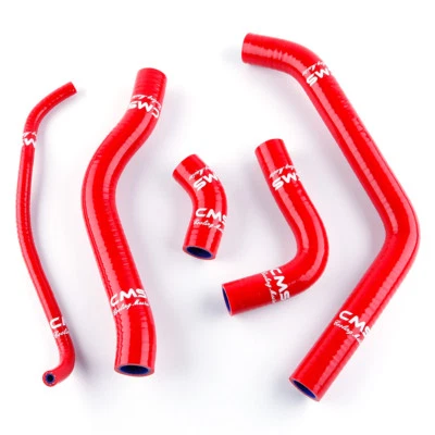 Red Silicone Radiator Coolant Tube Kit for 1995 - 1998 Honda CBR600F3 1996 1997 Foto 1 de 4
