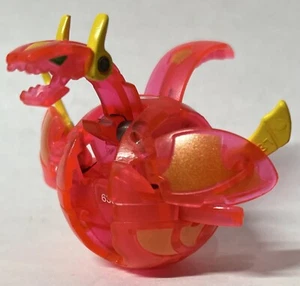 Bakugan B2 Translucent Pyro Dragonoid Red Pyrus BakuNeon B3 Battle Brawler READ - Picture 1 of 9