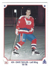 1995-96 Lethbridge Hurricanes (WHL) Dave Taylor