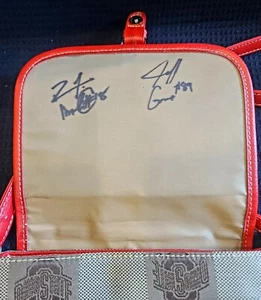 THE OHIO STATE OSU 2014 **SIGNIERT: MITCHELL #18 & GREENE #89 CROSSBODY BAG HANDTASCHE - Bild 1 von 4