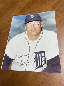 FRED GLADDING DETROIT TIGERS SIGNED AUTOGRAPHED 8x10 PHOTO - Picture 1 of 2