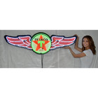 Texaco WIngs Neon sign Case Aviation Hanger Aircraft Garagegas  pump wall lamp