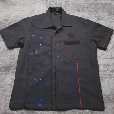 Camisa de boliche masculina World of Warcraft Battle For Azeroth desenvolvedor S Blizzard - Imagem 1 de 4