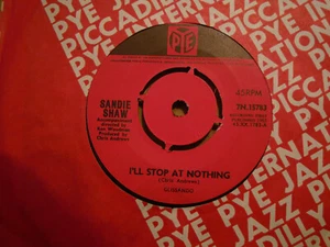 SANDIE SHAW, I'LL STOP AT NOTHING, PYE RECORDS 1965 MINT - Picture 1 of 2