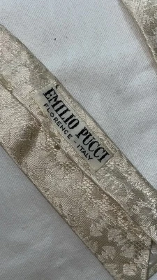 Cravatta Emilio Pucci 100% Seta - Imagen 1 de 4