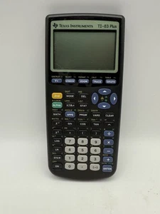 Texas Instruments TI-83 Plus Graphing Calculator With Instruction Book - Picture 1 of 5