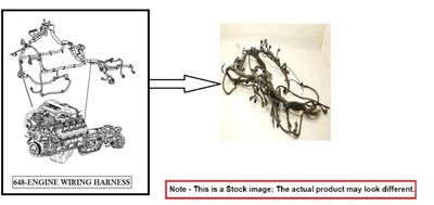 ENGINE WIRE HARNESS DU5Z12A581BA 2014 FORD FLEX Foto 1 de 4
