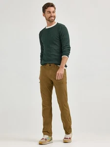 Men's Wrangler Flex Waist Outdoor Cargo Pant- Kangaroo - Picture 1 of 7