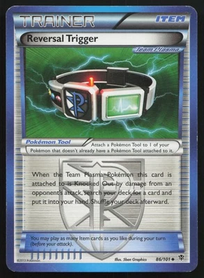 Pokemon Reversal Trigger (Team Plasma) 86/101 Plasma Blast Non-Holo (LP - HP) - Image 1 of 2
