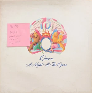 Queen A Night At The Opera Vinyl Record VG+/VG EMTC103 1975 - Picture 1 of 2