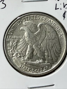 1943 (P) Walking Liberty Half Dollar #1 - Picture 1 of 3
