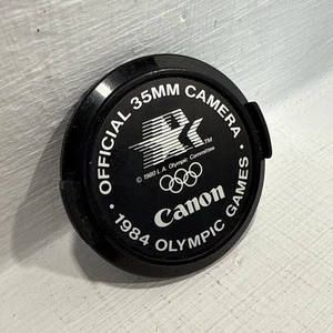 Canon Official 35mm Camera 1984 Olympic Games 52mm Lens Cap Cover C-52mm Japan - Picture 1 of 6