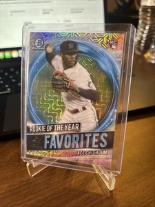 2021 Bowman - Rookie of the Year Favorites Jazz Chisholm #RRY-JCH Mojo Refractor - Picture 1 of 2