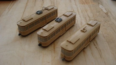 Wiking Straßenbahn-2-Achs-Triebwagen + Anhänger - Bild 1 von 4